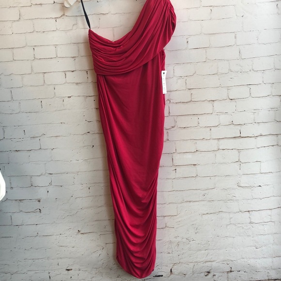 One Shoulder Isabella Oliver Dress Pink - Picture 3 of 3